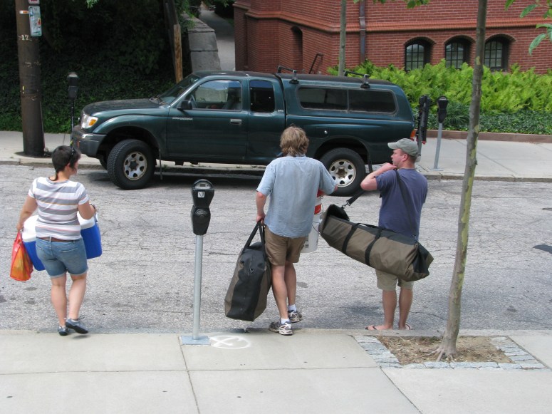 Freya Goetz, Casey Dunn and Stefan Siebert ready to go